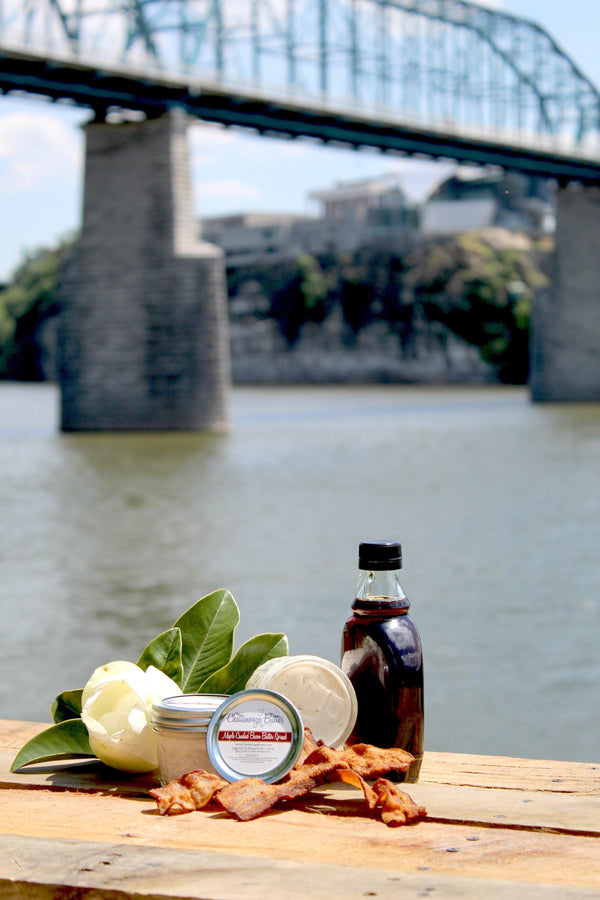 Maple Candied Bacon Butter Spread - The Chattanooga Butter Company - 3